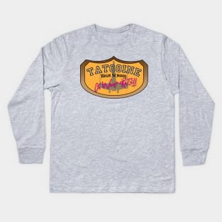 Go Womp Rats!! Kids Long Sleeve T-Shirt